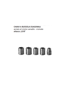 ORECA-CHIAVE A BUSSOLA ESAGONALE ATTACCO 3/8" mm 6 CROMO VANADIO