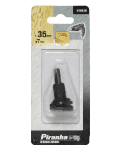 PIRANHA BLACK DECKER FRESA PER CERNIERE 35x7mm X66150