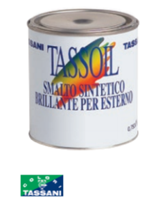 TASSANI - TASSOIL SMALTO SINTETICO BRILLANTE PER ESTERNO 750 ML COLORE CAMOSCIO